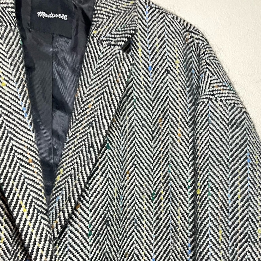 Madewell Elmcourt Fleckled Herringbone Coat - Picture 6 of 16
